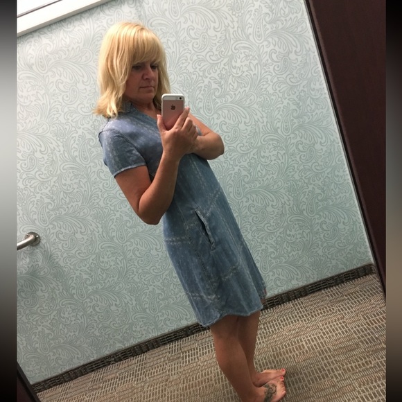 💙💙Viscose denim dress - Small - Maurice’s Super Cute - Picture 3 of 10